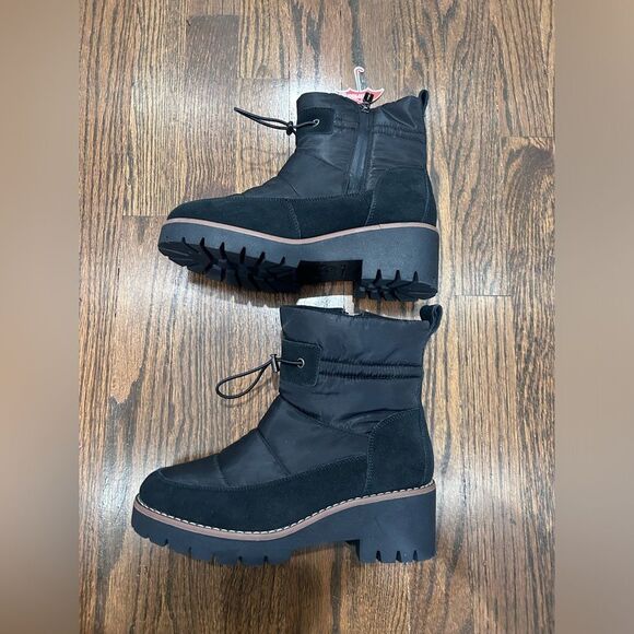 New Blondo Darci Puffer Waterproof Women Winter Bootie  Black - Picture 4 of 7